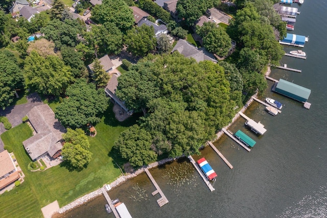 1749 Avocet Ln, Mound, MN 55364 - aerial overview of property's location with a nearby body of water and nearby suburban area