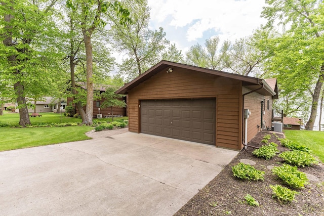 22005 Statesboro Trl, Clitherall, MN 56524 - detached garage with central air condition unit