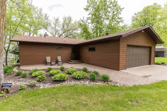 22005 Statesboro Trl, Clitherall, MN 56524 - view of front facade with a chimney and a front lawn