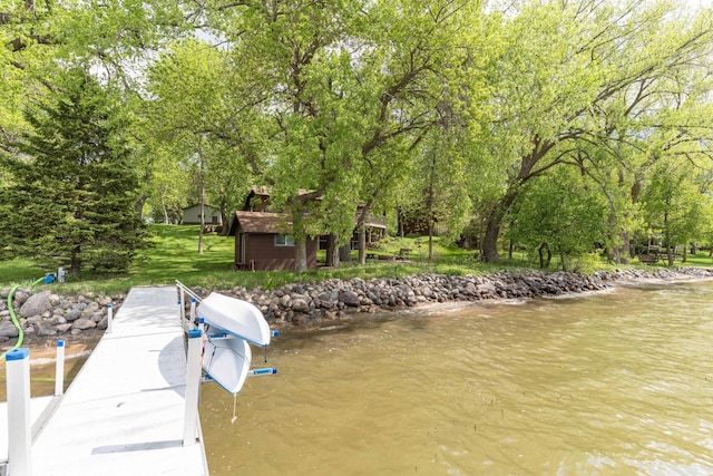 22005 Statesboro Trl, Clitherall, MN 56524 - dock featuring a water view