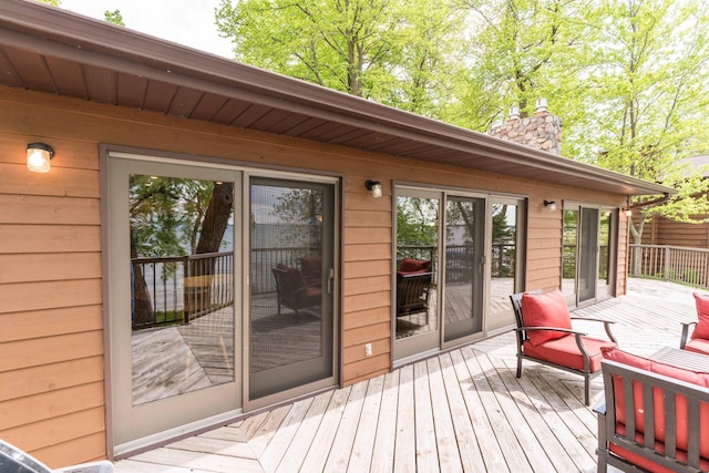 22005 Statesboro Trl, Clitherall, MN 56524 - view of deck