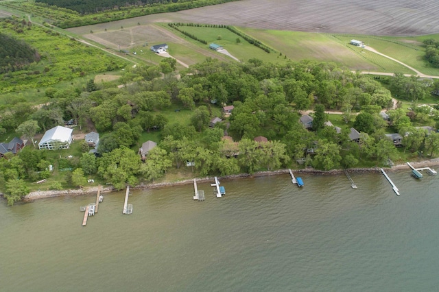 22005 Statesboro Trl, Clitherall, MN 56524 - aerial overview of property's location with a nearby body of water and rural landscape