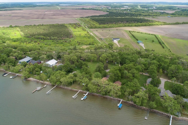 22005 Statesboro Trl, Clitherall, MN 56524 - view of property location with large plots for crops, rural landscape, and a nearby body of water