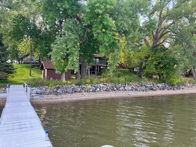 22005 Statesboro Trl, Clitherall, MN 56524 - dock area with a water view