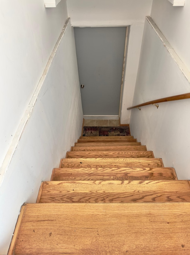 view of staircase