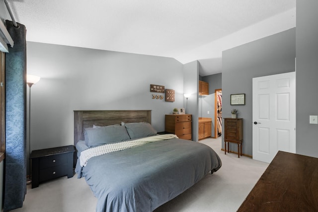 1428 Willow Creek Ln, Shoreview, MN 55126 - bedroom featuring light colored carpet and vaulted ceiling