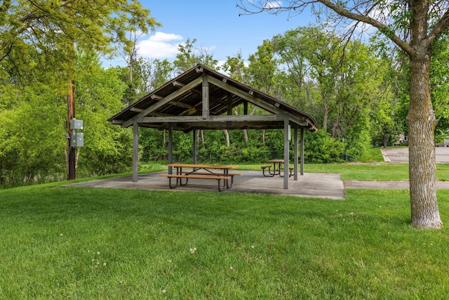3121 Wild Flower Trl, Medina, MN 55340 - view of home's community with a gazebo and a yard
