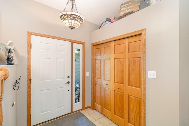 6609 210th Ln N, Forest Lake, MN 55025 - foyer entrance featuring light tile patterned floors