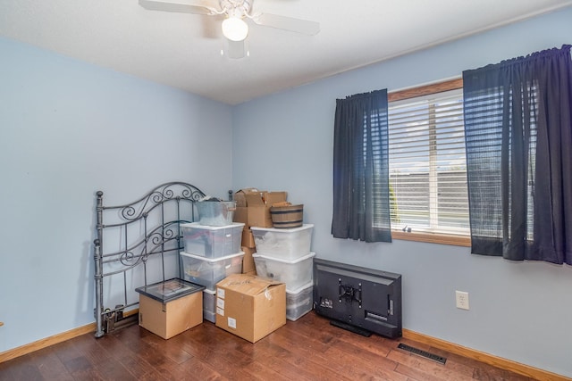 6609 210th Ln N, Forest Lake, MN 55025 - storage room with ceiling fan