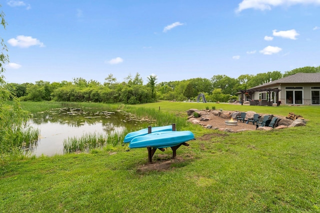 18565 Revere Ave, Spring Lake Twp, MN 55372 - view of grassy yard with a water view