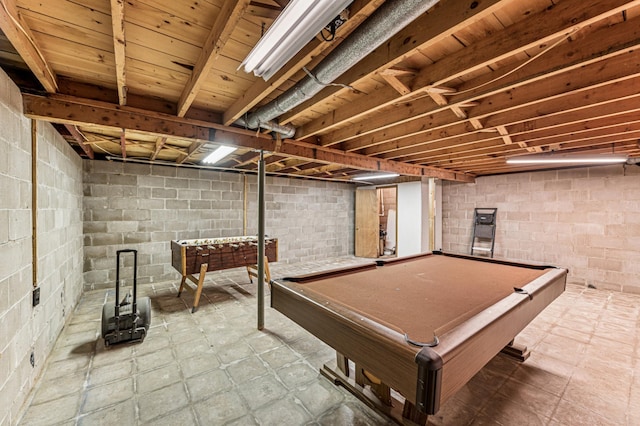 2628 River Rd, Sterling Twp, WI 54024 - playroom with billiards