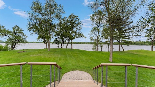 9630 Walleye Rd NW, Brandon, MN 56315 - view of grassy yard with a water view