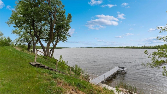 9630 Walleye Rd NW, Brandon, MN 56315 - dock featuring a water view
