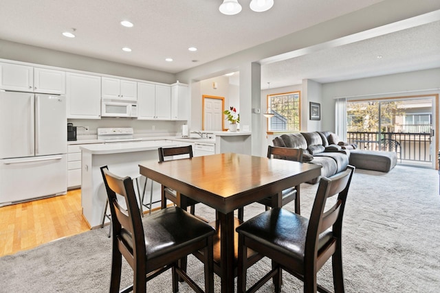 13848 52nd Ave N, Plymouth, MN 55446 - dining space with recessed lighting and light wood-style flooring