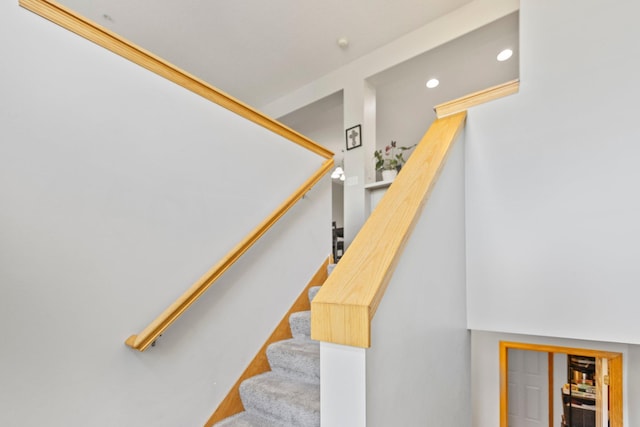 13848 52nd Ave N, Plymouth, MN 55446 - stairs with recessed lighting