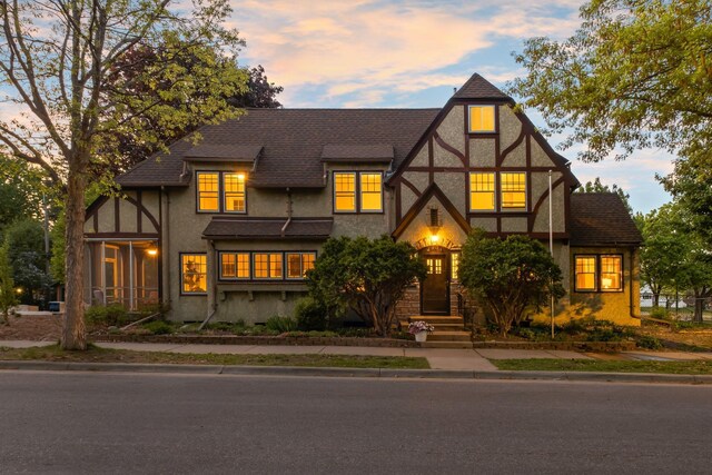 2901 Vincent Ave N, Minneapolis, MN 55411 - english style home with stucco siding and roof with shingles