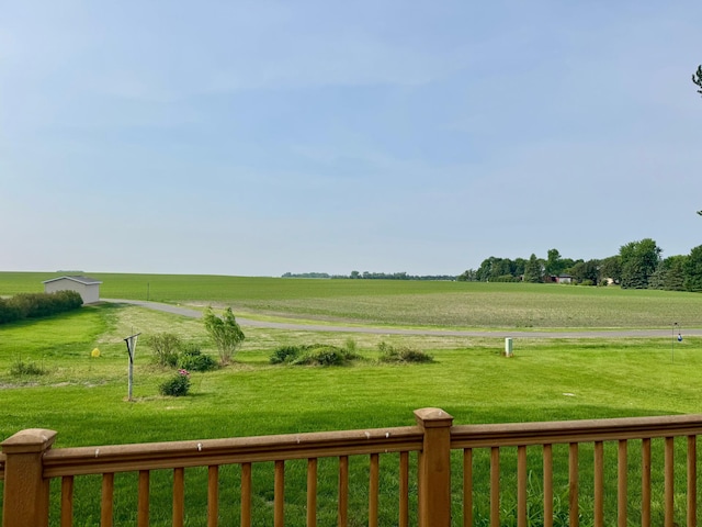 1001 Birch Ave, Olivia, MN 56277 - view of yard featuring a view of countryside