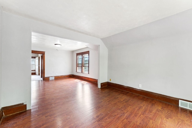 906 5th St E, Saint Paul, MN 55106 - empty room featuring wood finished floors and baseboards