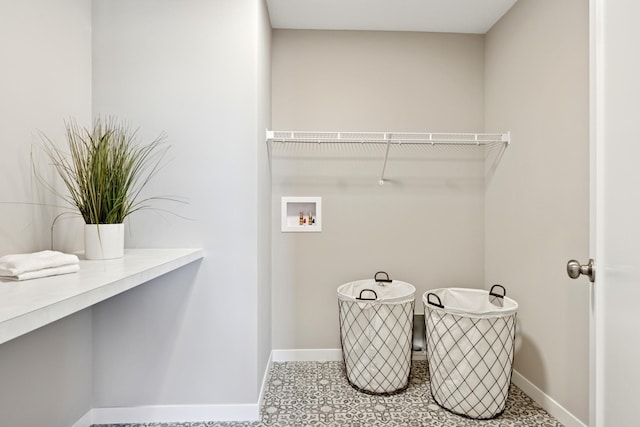 5107 Allen Dr, Woodbury, MN 55129 - washroom with washer hookup and baseboards