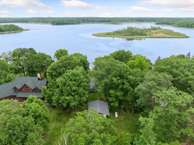 30558 376th Ave, Nordland Twp, MN 56431 - bird's eye view of a large body of water and a heavily wooded area