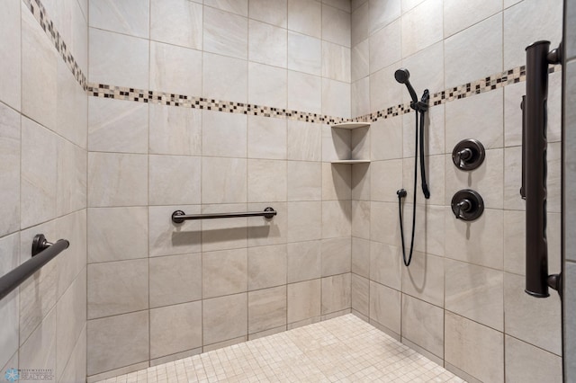 106 Beaton Dr, West Fargo, ND 58078 - bathroom featuring a tile shower
