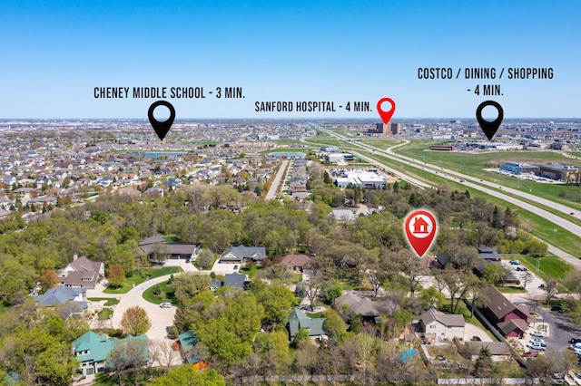 106 Beaton Dr, West Fargo, ND 58078 - view of property location with nearby suburban area