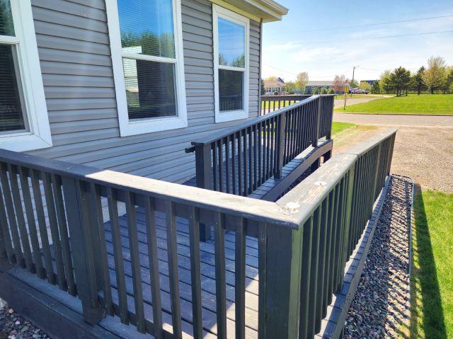 305 4th Ave SW, Milltown, WI 54858 - view of deck