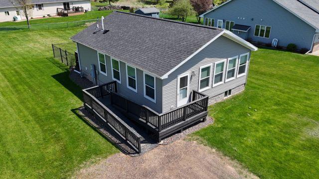 305 4th Ave SW, Milltown, WI 54858 - view from above of property