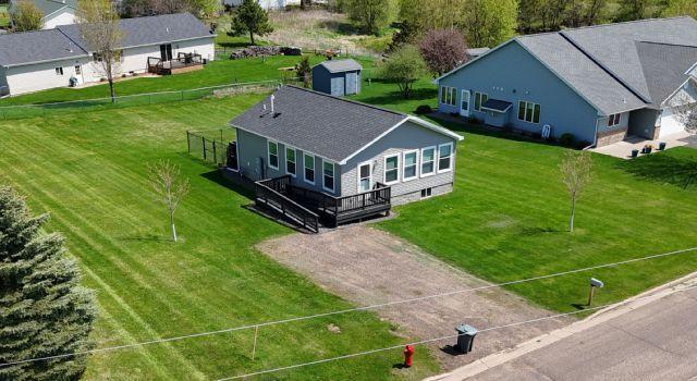 305 4th Ave SW, Milltown, WI 54858 - aerial view of property and surrounding area