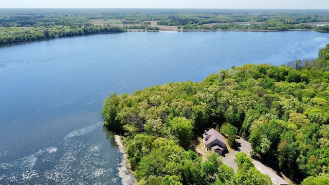 28075 Zuni St NW, Isanti, MN 55040 - aerial view of a forest and a large body of water