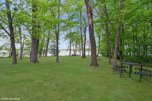 28075 Zuni St NW, Isanti, MN 55040 - view of grassy yard with a water view