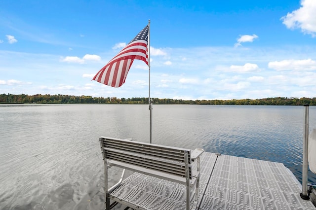 29408 Francis Lake Dr NW, Bradford Twp, MN 55040 - dock featuring a water view