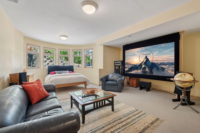 carpeted bedroom with baseboards