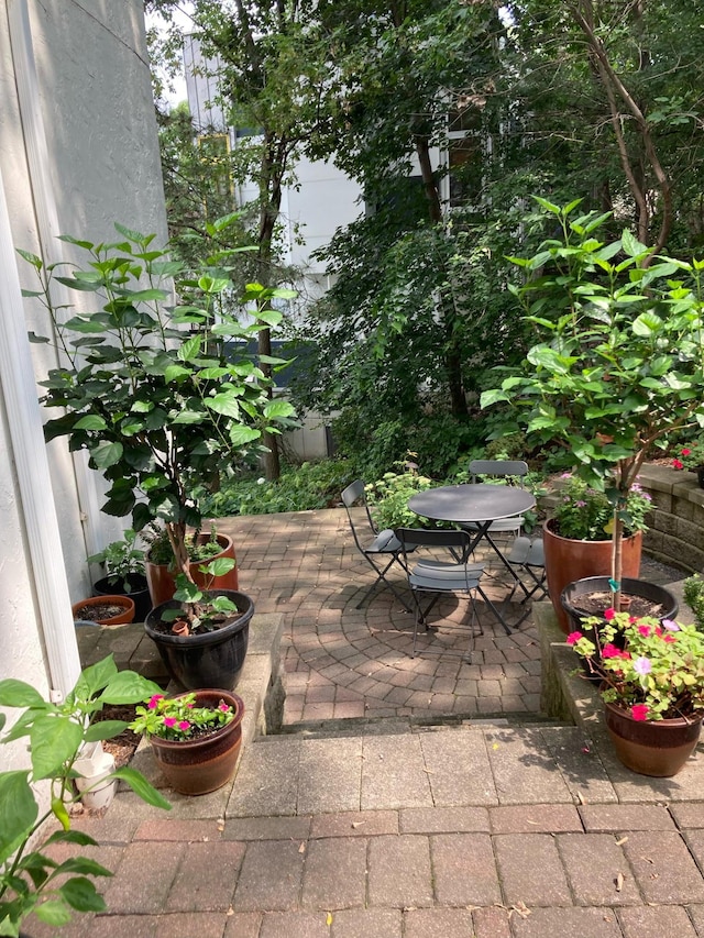 view of patio / terrace with outdoor dining area