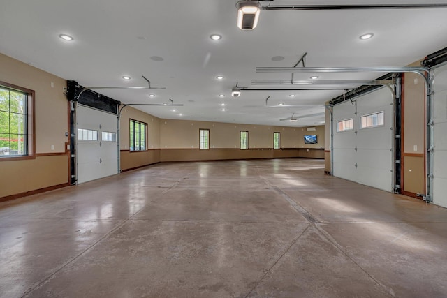 17488 Alexander Ct, Cold Spring, MN 56320 - garage featuring recessed lighting and baseboards