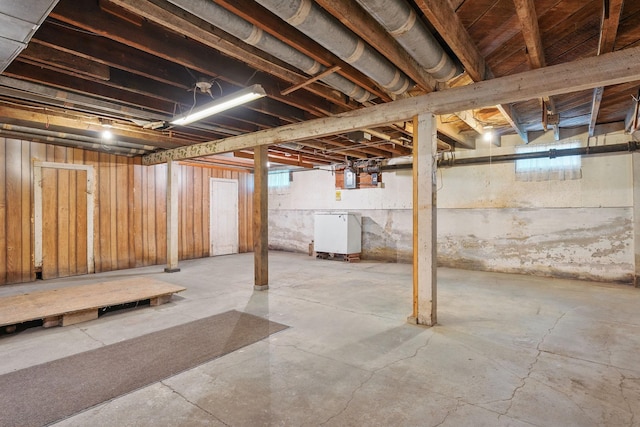 view of basement