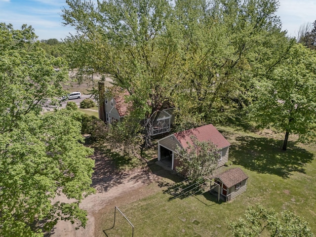 view of subject property