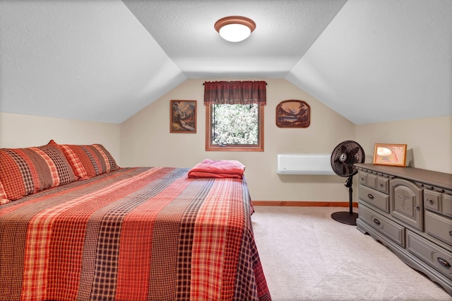 19336 Koetter Ct, Richmond, MN 56368 - bedroom featuring carpet flooring, lofted ceiling, and baseboards
