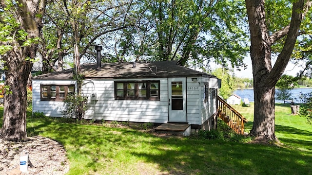 14664 Devitt Ave NW, Silver Creek Twp, MN 55362 - view of outdoor structure featuring a water view