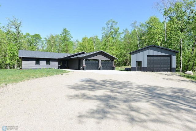14840 Eaglewood Dr, Burlington Twp, MN 56501 - ranch-style house with a garage