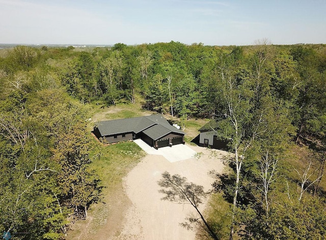 14840 Eaglewood Dr, Burlington Twp, MN 56501 - view of subject property featuring a heavily wooded area
