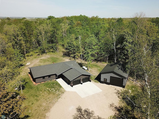 14840 Eaglewood Dr, Burlington Twp, MN 56501 - view of subject property featuring a forest