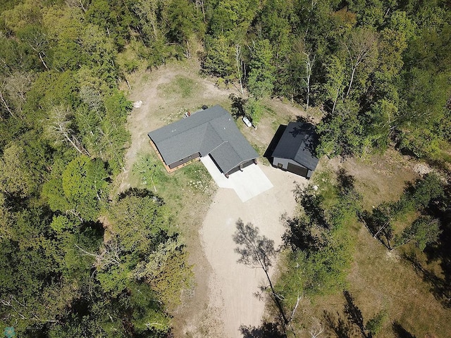 14840 Eaglewood Dr, Burlington Twp, MN 56501 - view of subject property with a heavily wooded area