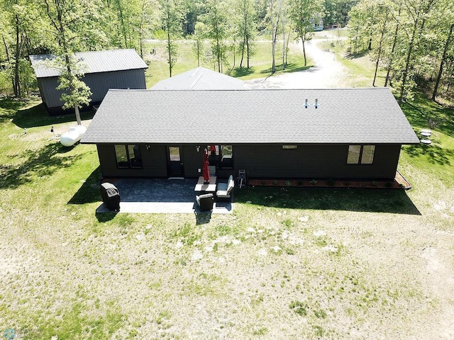 14840 Eaglewood Dr, Burlington Twp, MN 56501 - aerial view of property and surrounding area