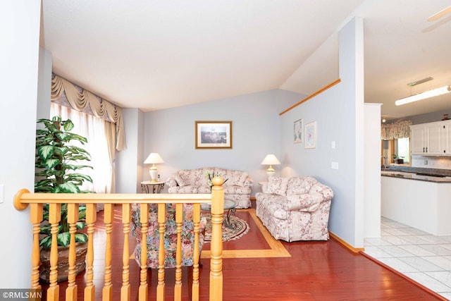 155 Palomino Ln, Lino Lakes, MN 55014 - living room with wood finished floors and vaulted ceiling