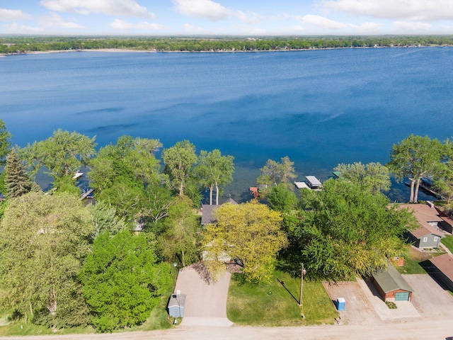 10547 Hollister Ave NW, Maple Lake, MN 55358 - bird's eye view of a nearby body of water