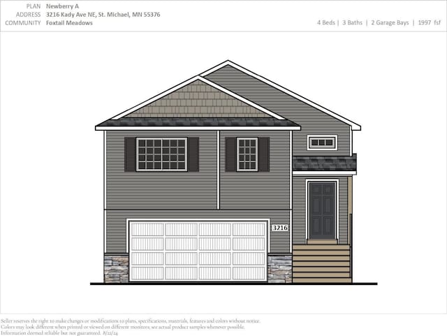 3216 Kady Ave NE, Saint Michael, MN 55376 - view of a document