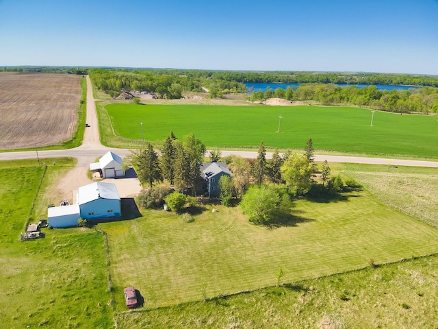 35445 County Highway 36, Vergas, MN 56587 - aerial view of sparsely populated area featuring a large body of water