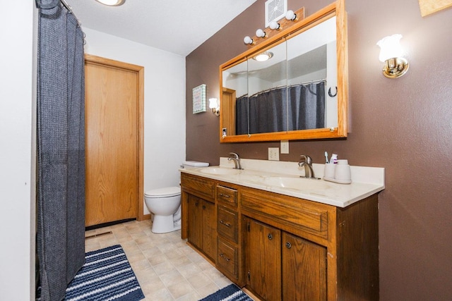 35445 County Highway 36, Vergas, MN 56587 - full bath featuring double vanity and toilet