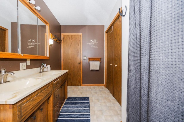 35445 County Highway 36, Vergas, MN 56587 - bathroom featuring double vanity
